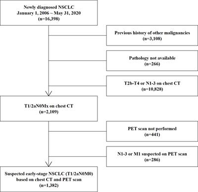 Clinical features and molecular genetics associated with brain metastasis in suspected early-stage non-small cell lung cancer